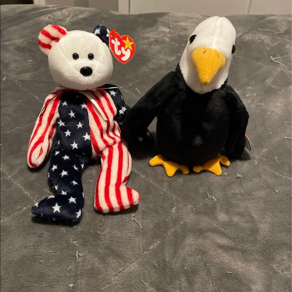 Ty Beanie Babies Spangle & Baldy